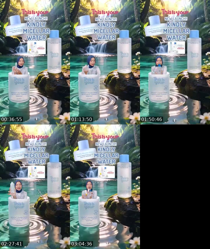 Indonesia TikTok live: SPECIAL LAUNCH MICELLAR WATER! by @thisisyour.id