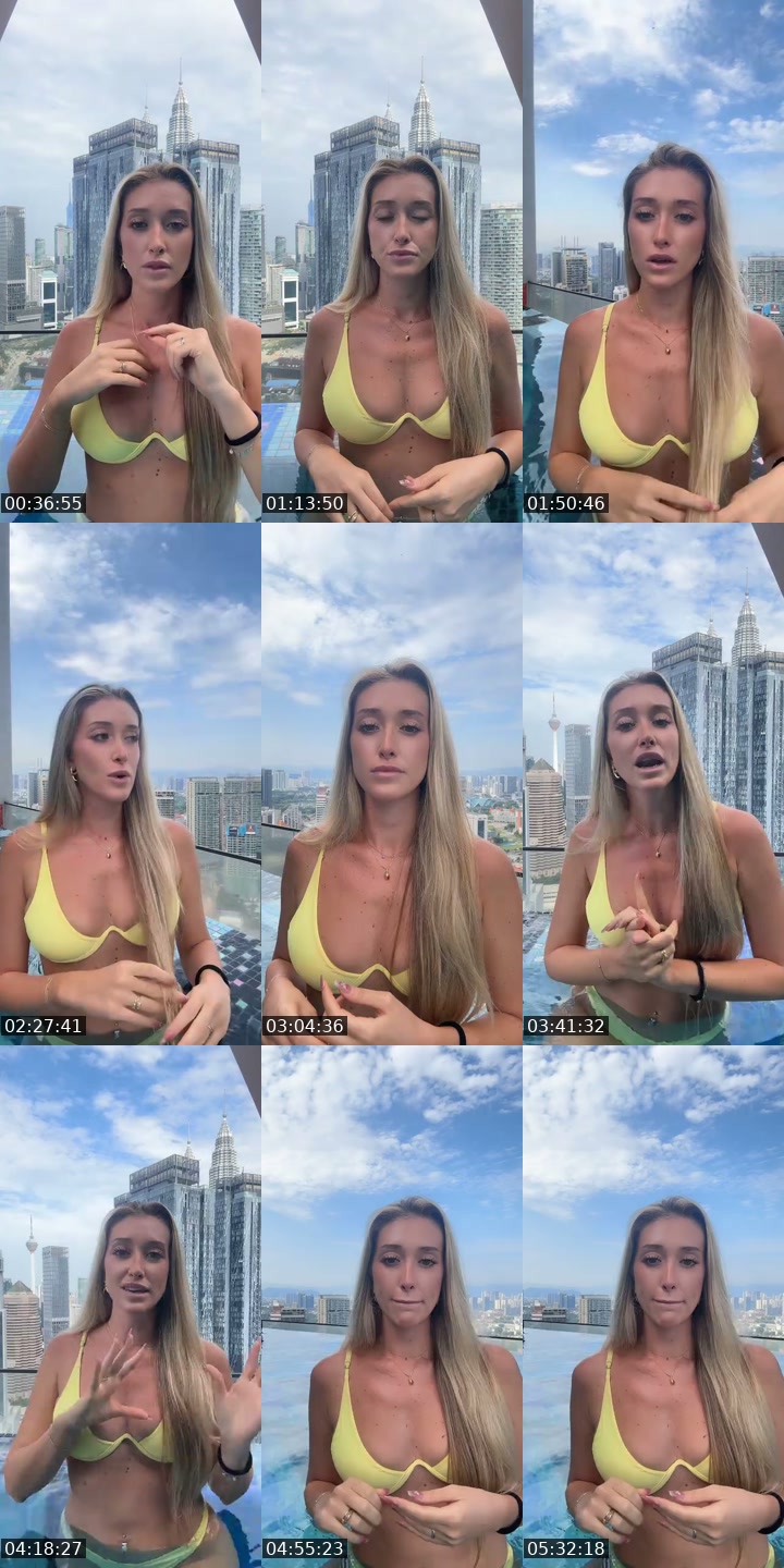 TikTok live: In piscina a Kuala Lumpur by @ladymarloow