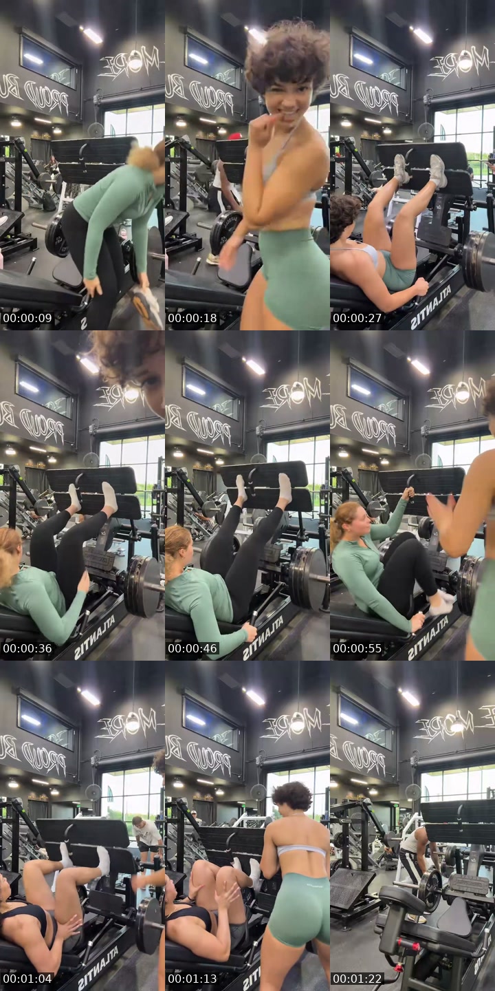 TikTok live: GYM LIVEEE by @ciaralynnrosa