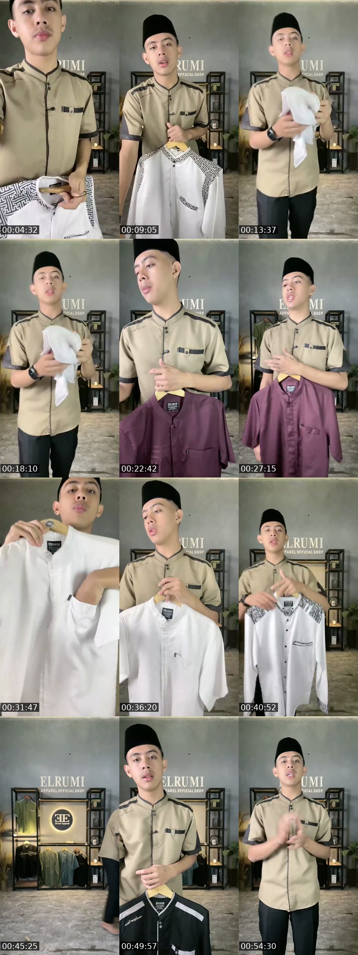 TikTok live: Promo baju koko pria by @elrumi_apparel_official