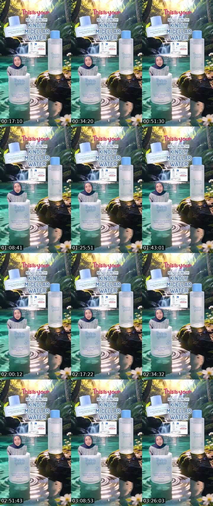 Indonesia TikTok live: SPECIAL LAUNCH MICELLAR WATER! by @thisisyour.id