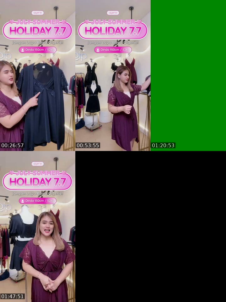 TikTok live: ‼️🔥PUNCAK PROMO 7.7 TERAKHIR🔥‼️ by @qigerie