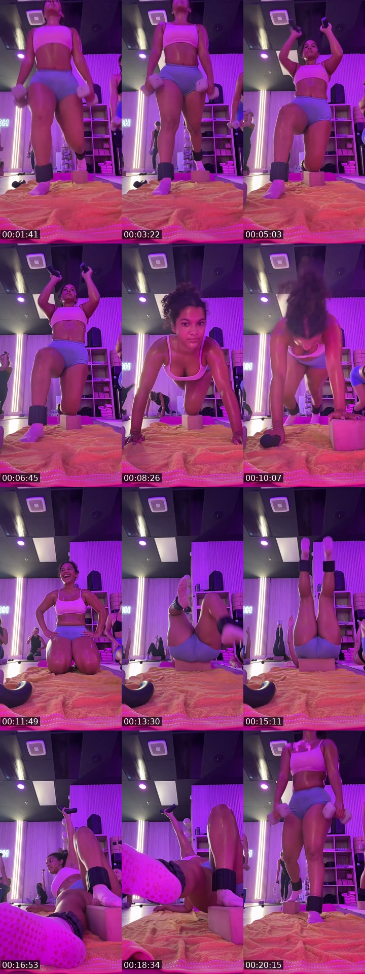 TikTok live: Pilates by @shortyyjordyy