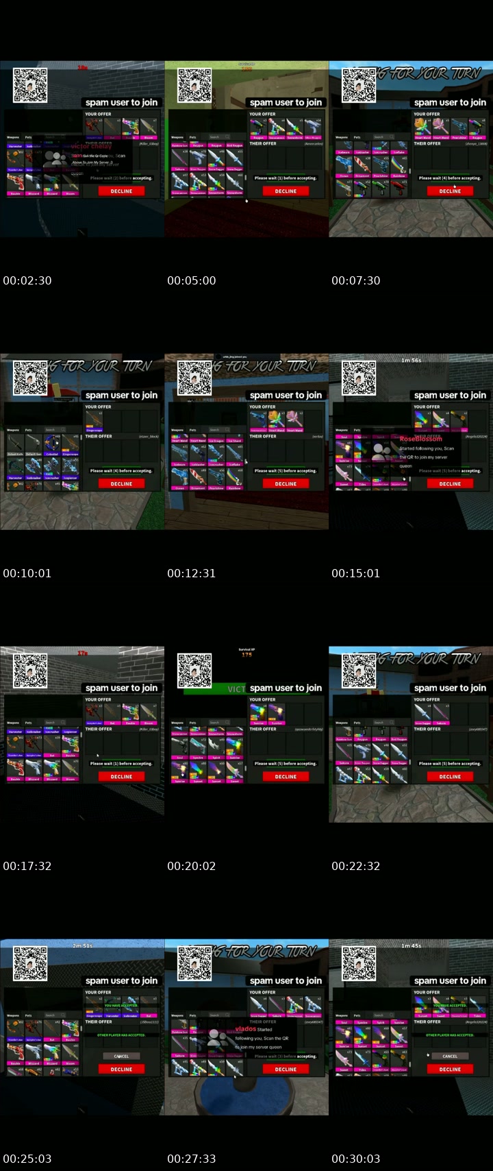 TikTok live: mm2 live giveaway by @ytyt_6