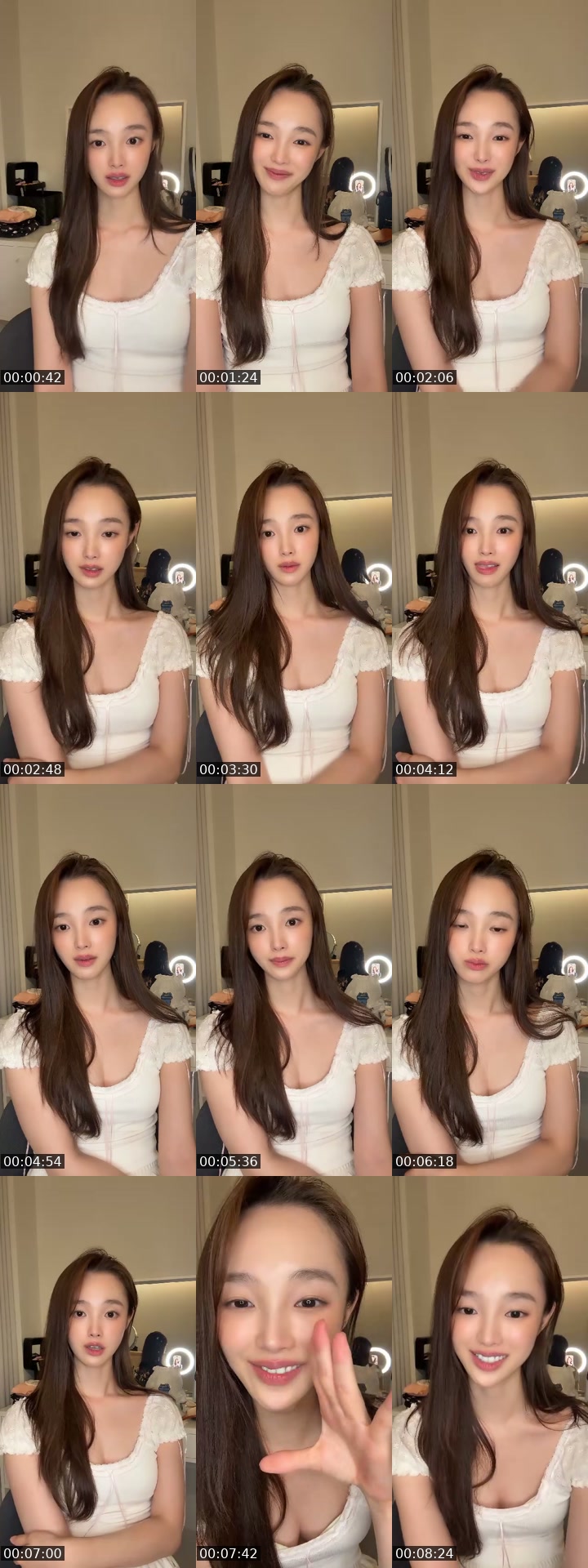 TikTok live: 죽지도 않고 돌아온 해림 by @kanghaerim_