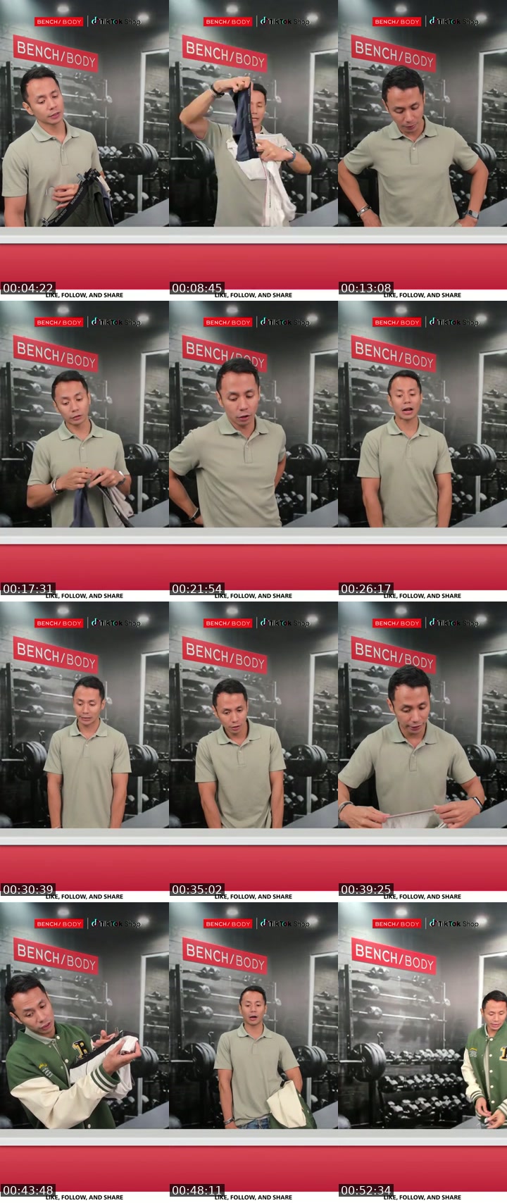 Philippines TikTok live: Bench Body Essentials LIVE by @benchbody.ph