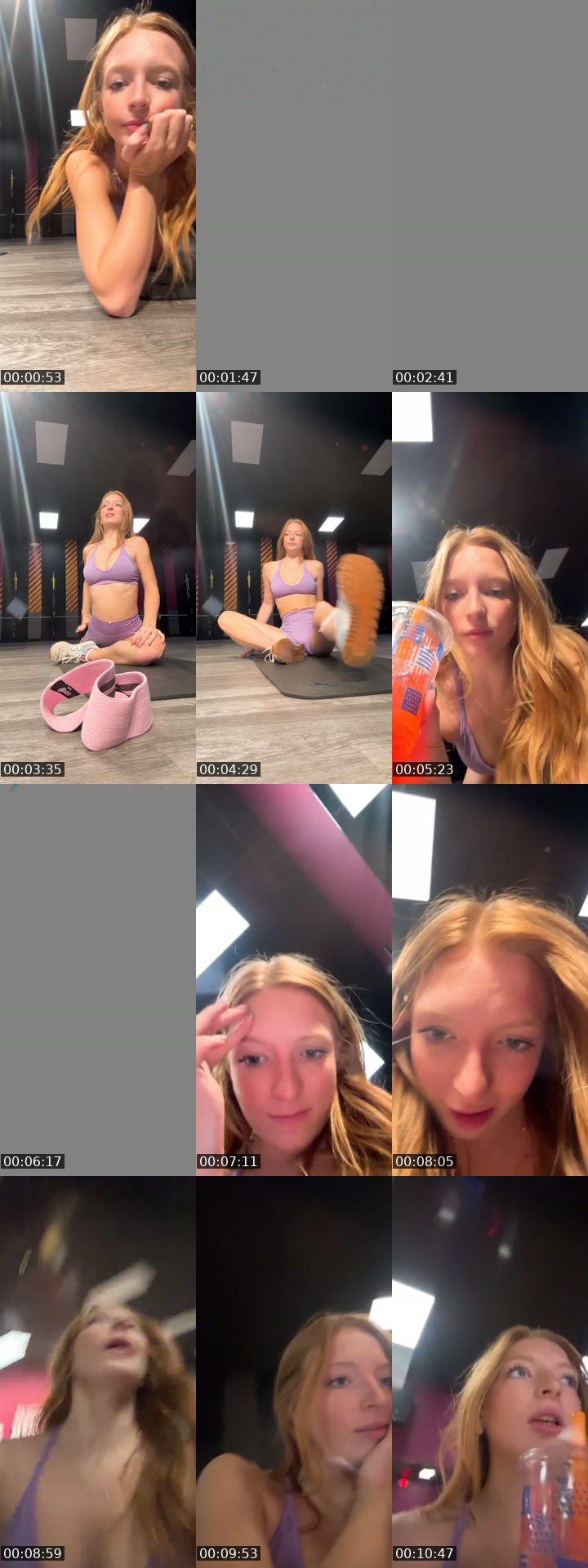 United States TikTok live: GYM!!! by @ginger.gym.girl