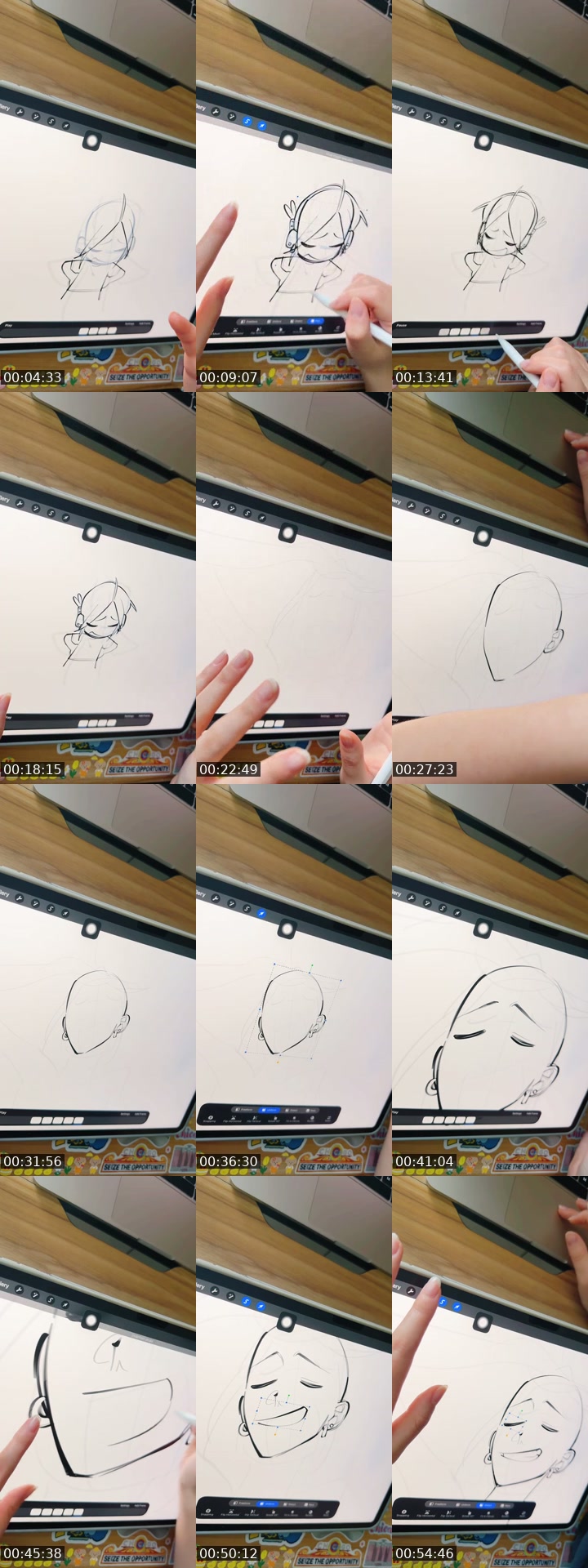 TikTok live: Drawing by @jiwooundercover