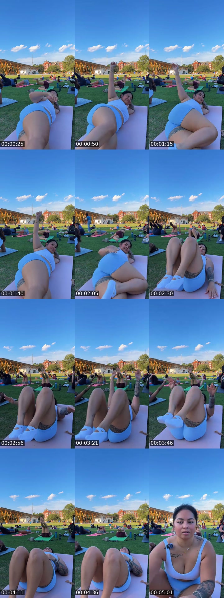 TikTok live: Pilates by @thechampagnemami6