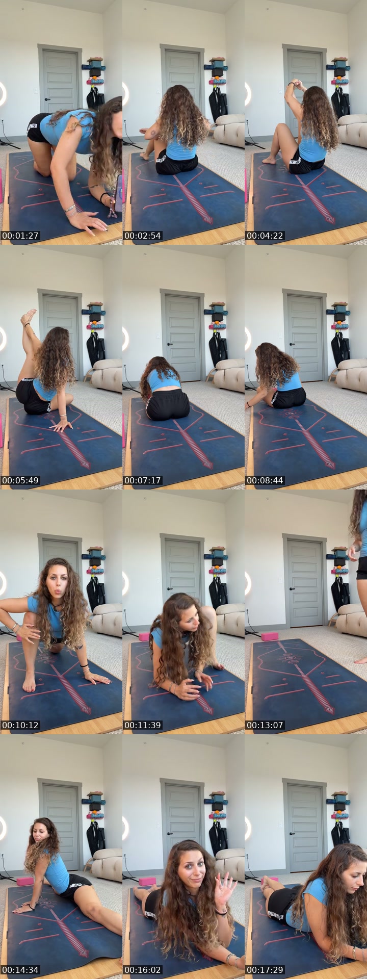 TikTok live: Yoga🧘🏼‍♀️ by @maggieblayre