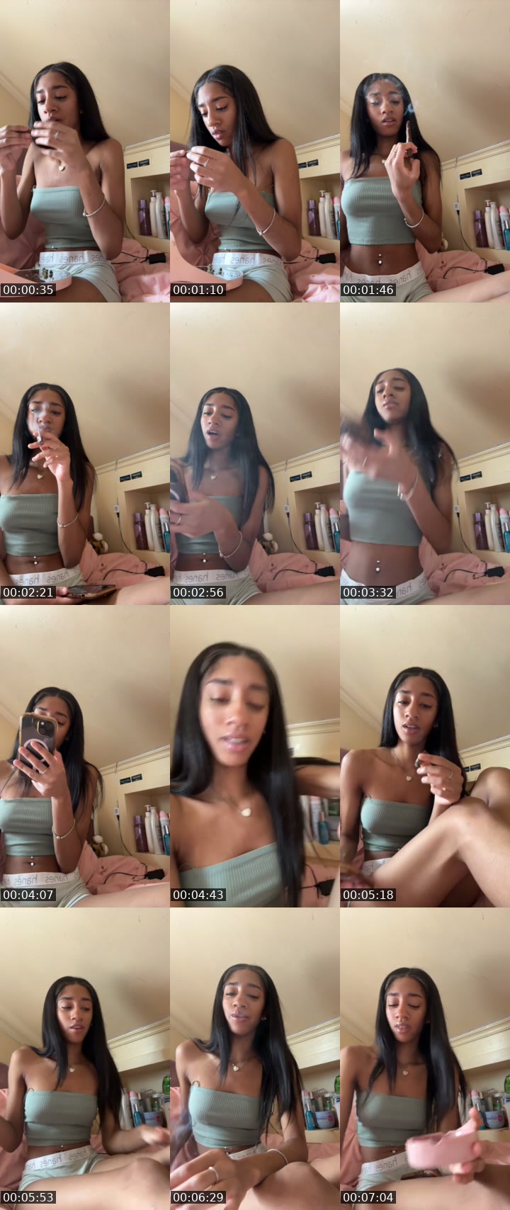 TikTok live: smoke w a badb by @theonlydejah5
