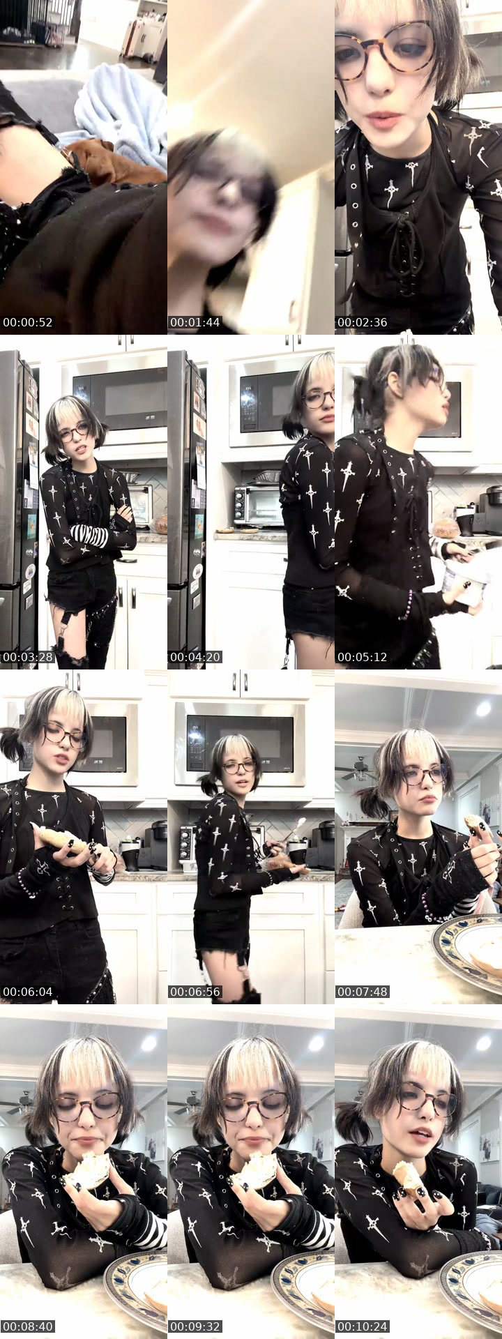 TikTok live: just hanging out no makeup lmao by @plummy_bunny