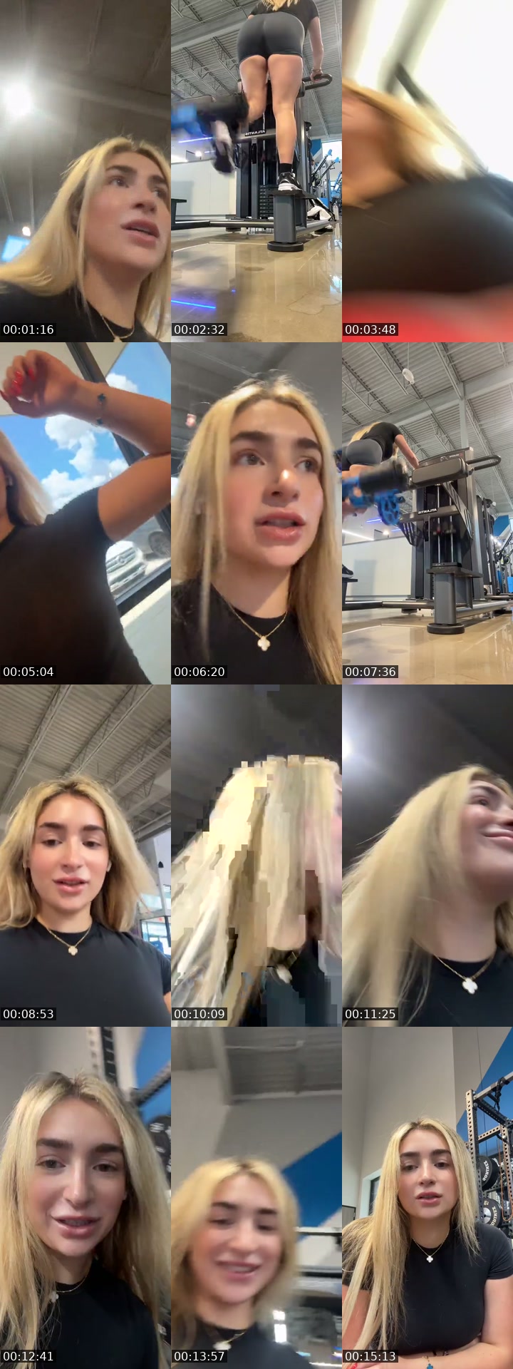 TikTok live: Gym stream by @itsfaithlianne