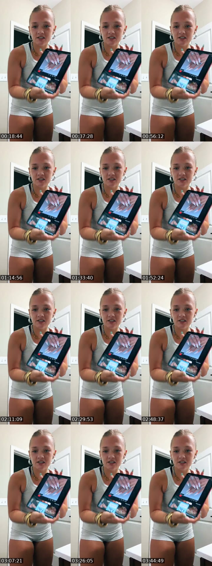 TikTok live: hiiii🖤 grwm for bday nails by @kens.coradini