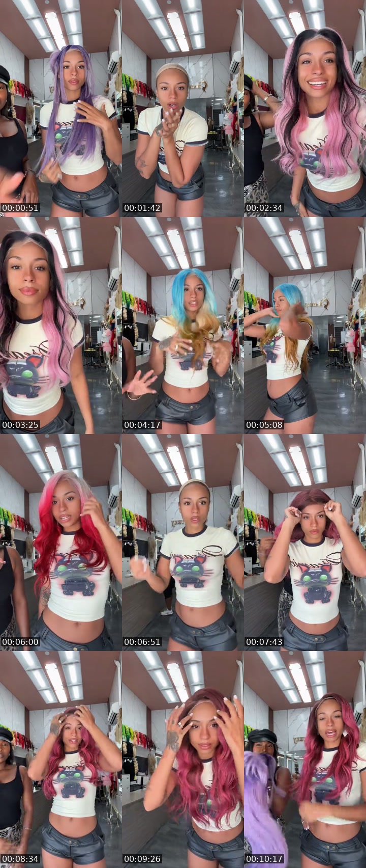 TikTok live: Get a wig with me 💇🏽‍♀️ by @bjrnck