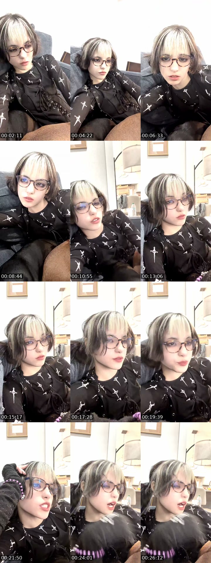 TikTok live: just hanging out no makeup lmao by @plummy_bunny