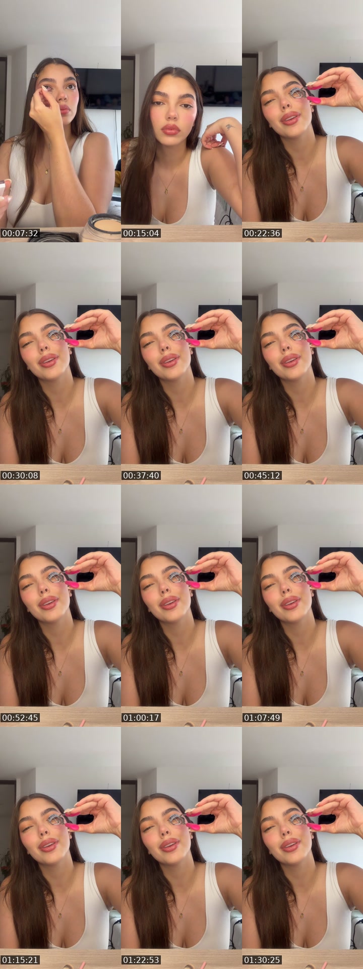 TikTok live: grwm by @marianamospina