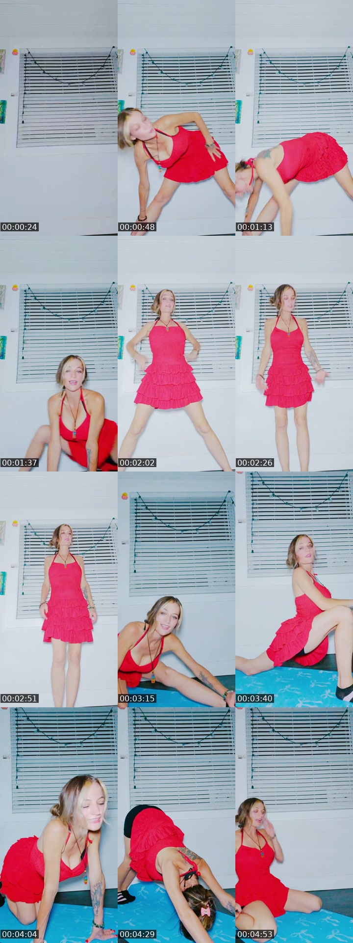 TikTok live: live yoga! and positive talk :) by @lightripple111