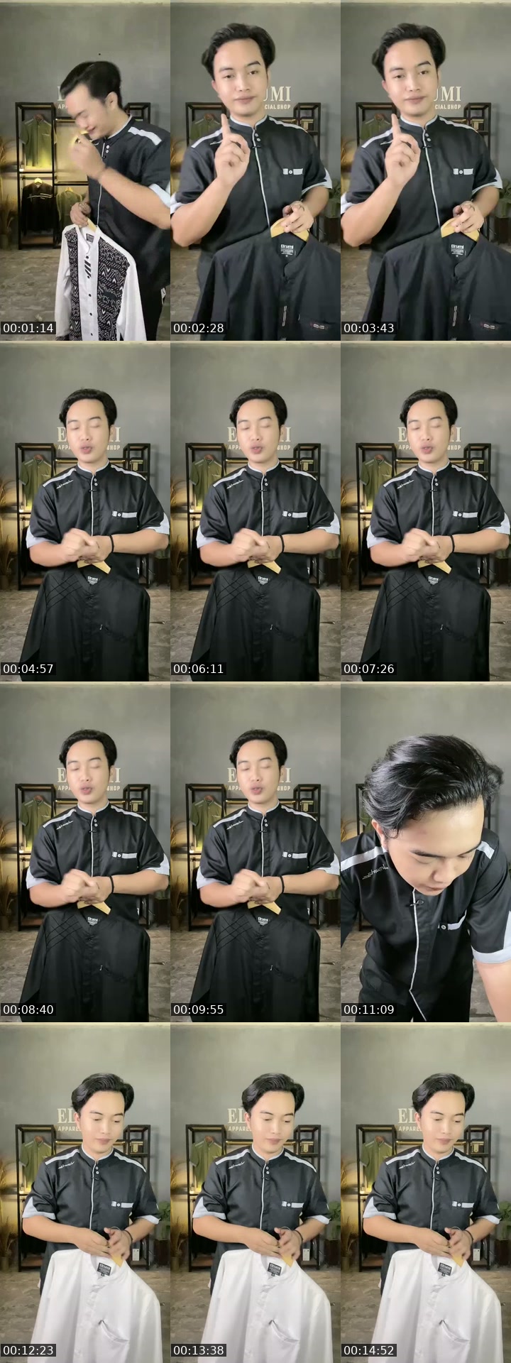 TikTok live: Promo baju koko pria by @elrumi_apparel_official