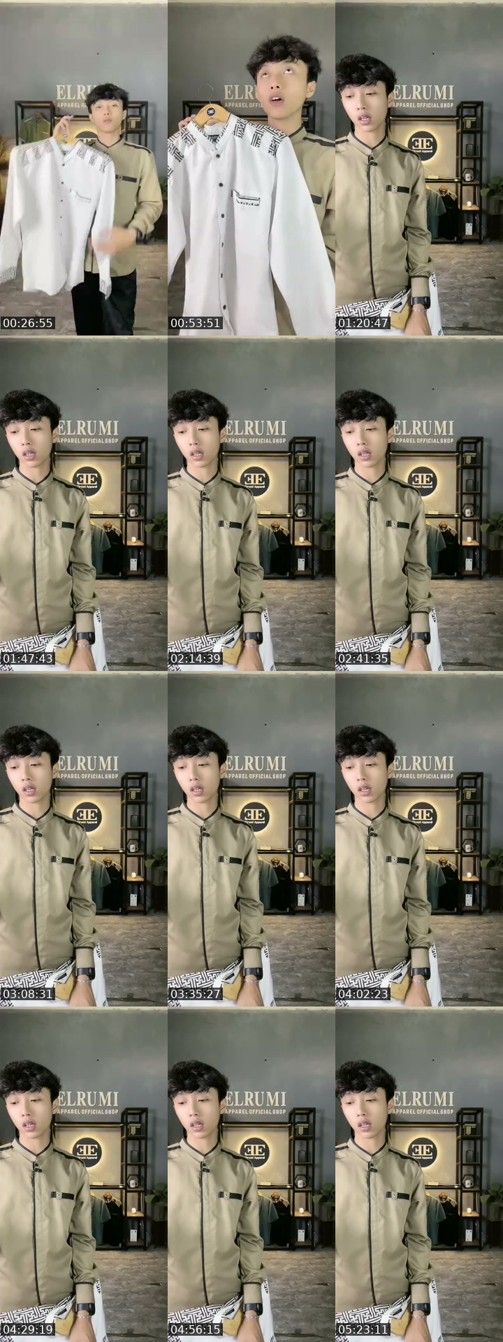 TikTok live: Promo baju koko pria by @elrumi_apparel_official