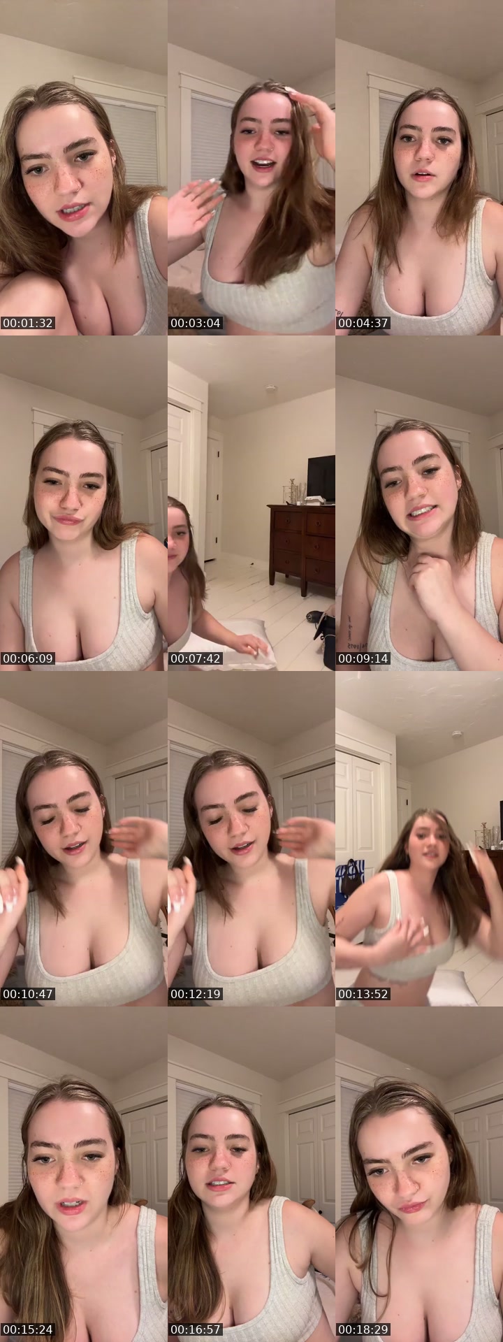 TikTok live: GRWM for bed by @serena_remley