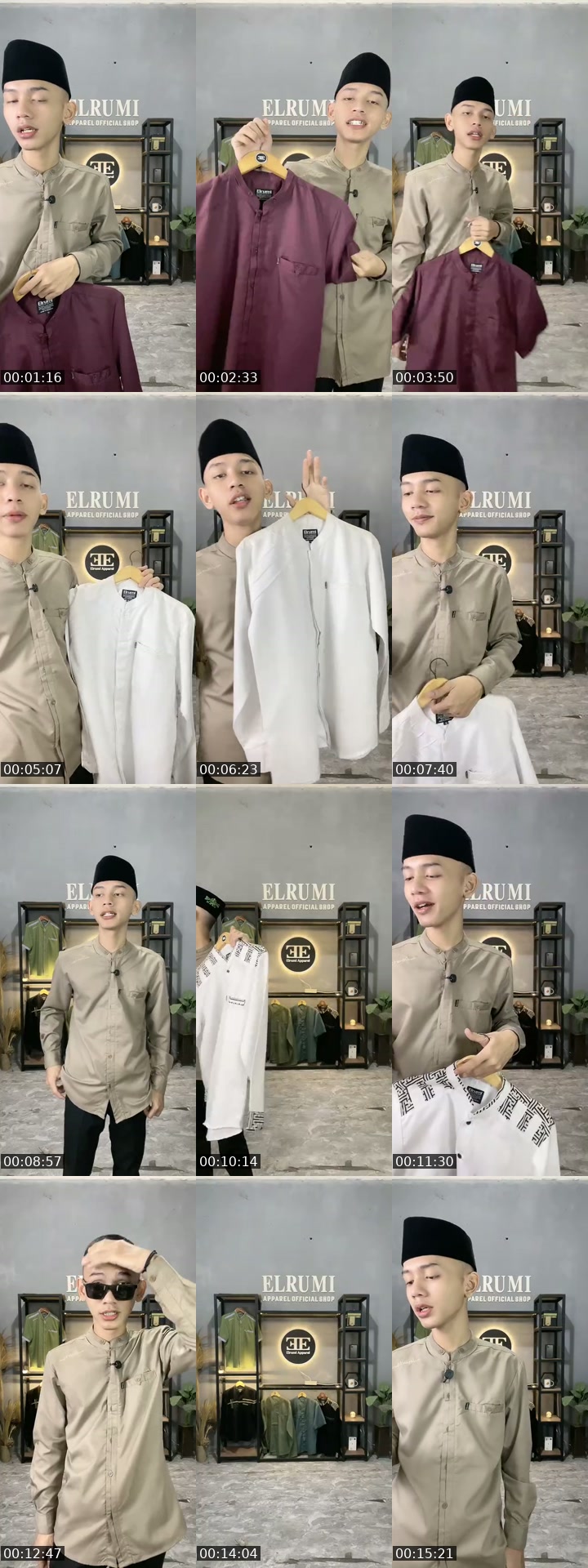 TikTok live: Promo baju koko pria by @elrumi_apparel_official