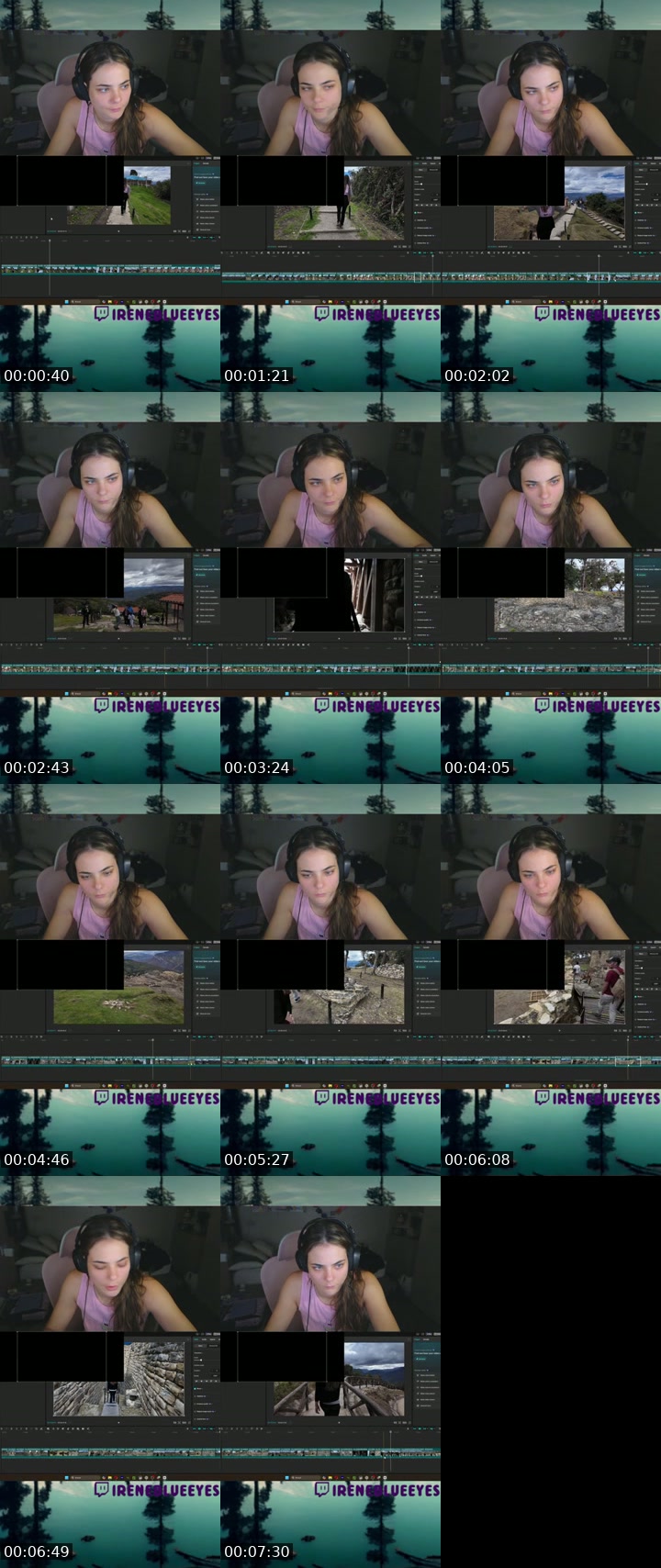 TikTok live: editandoo by @irene.blueeyes