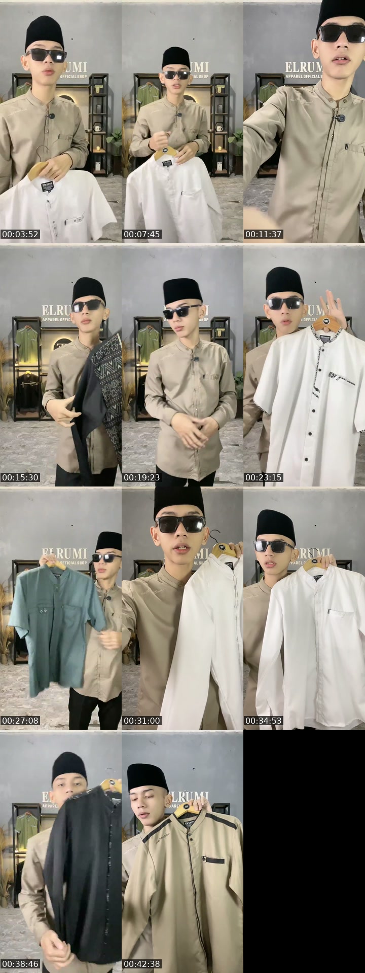 TikTok live: Promo baju koko pria by @elrumi_apparel_official
