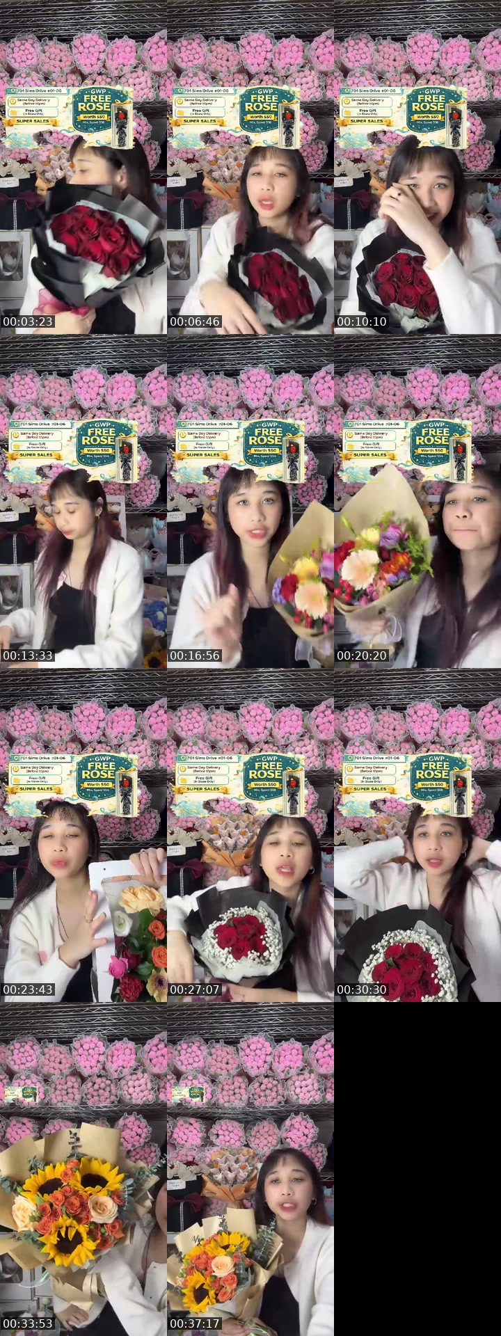 @flowershopsg TikTok live from 2026-07-09