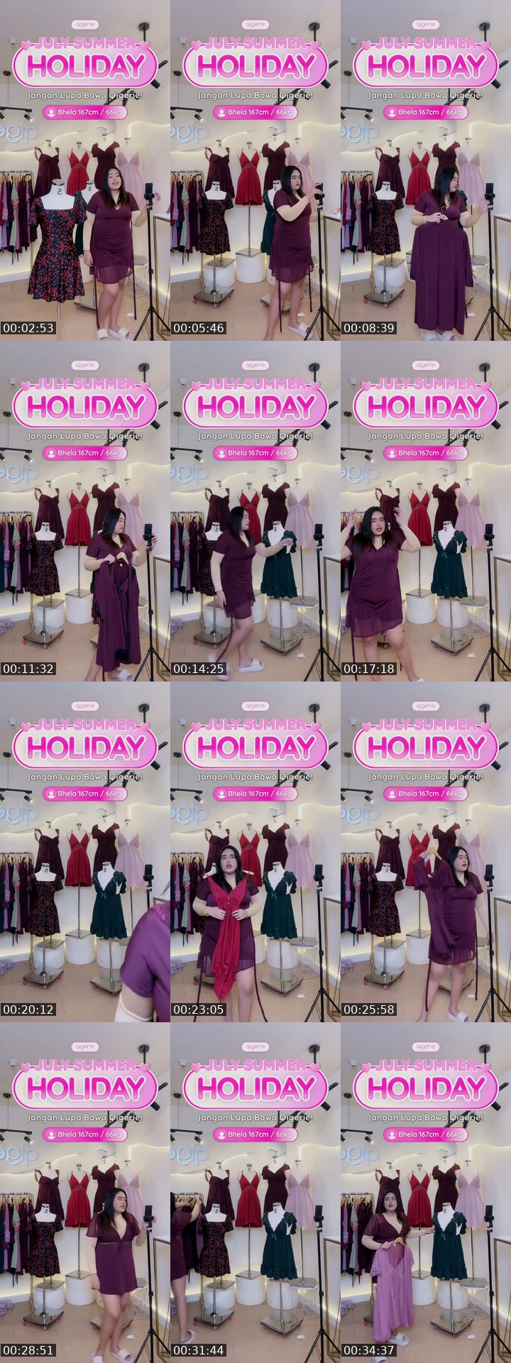 TikTok live: DISKON JULY AMBYAR🥰 by @qigerie