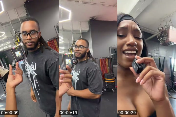 TikTok live: 7 am workout class by @tinaturttle
