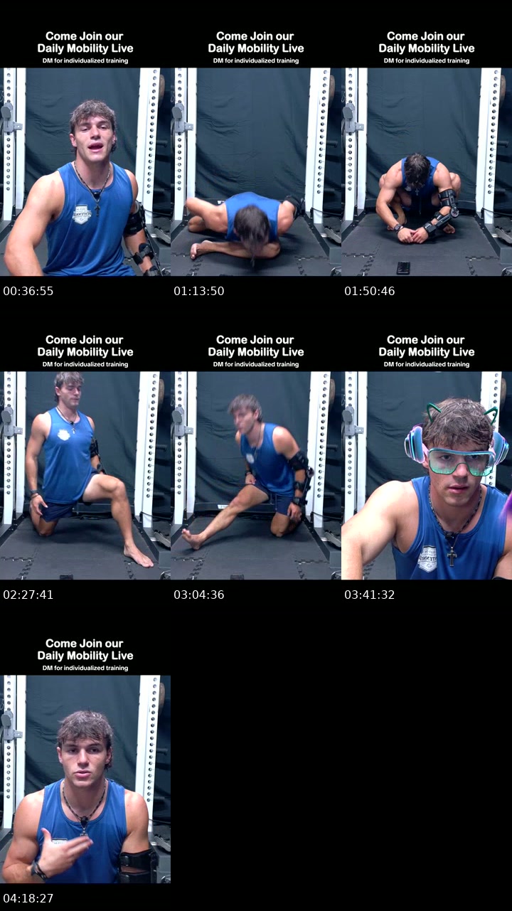 TikTok live: come join our mobility live by @kolpanathletics
