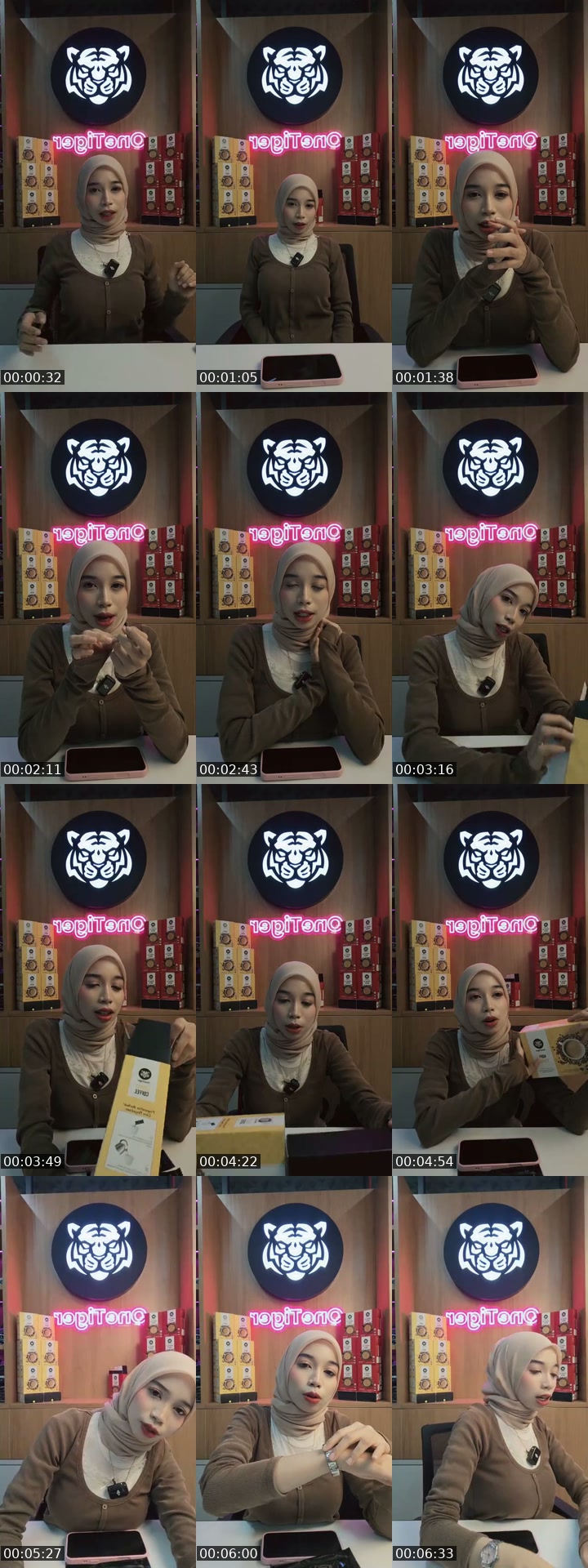 TikTok live: Ainaa and coffee ☕ by @onetigerarena