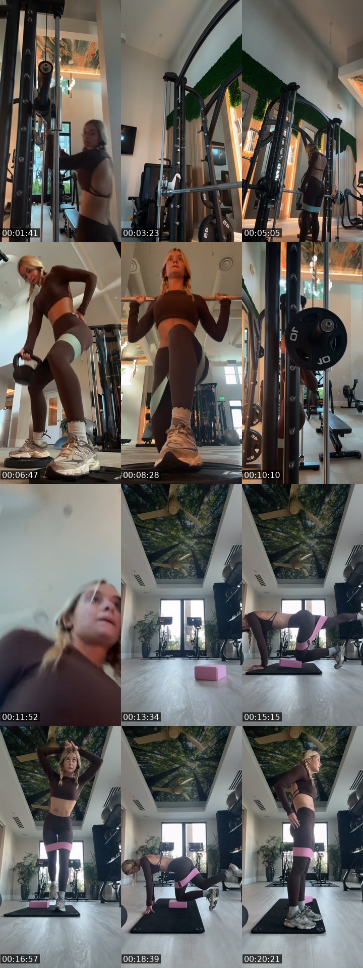 TikTok live: Glute build with me 💞💪🏻 by @liaconno