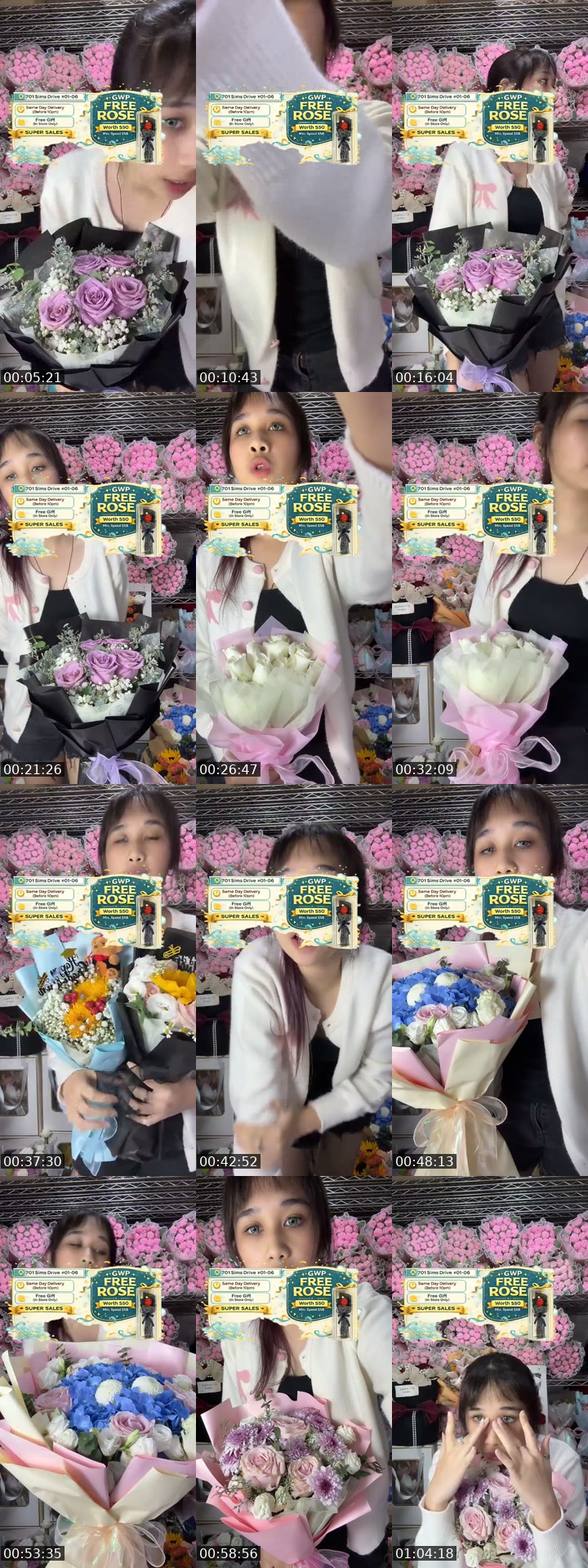 @flowershopsg TikTok live from 2026-07-09