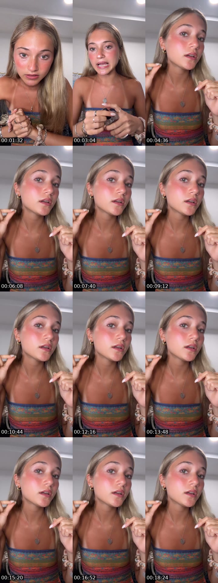 TikTok live: grwm by @allegrasgrwm