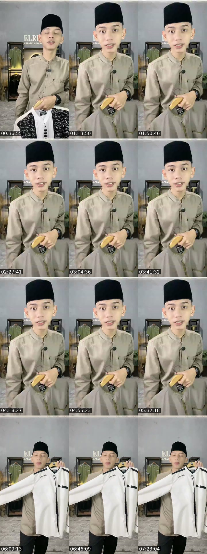 TikTok live: Promo baju koko pria by @elrumi_apparel_official