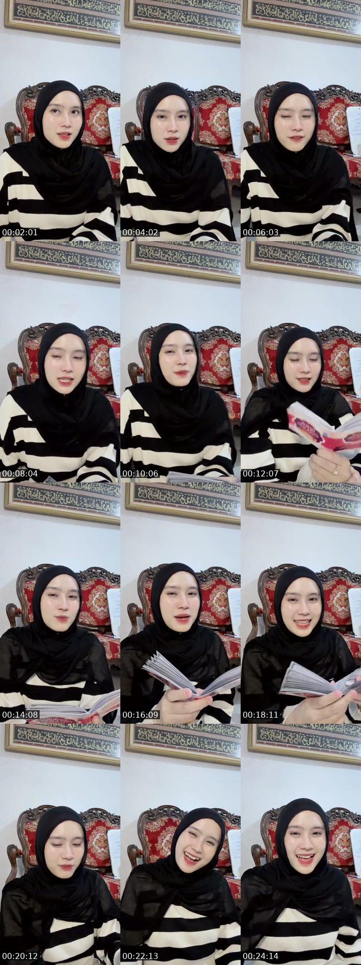 TikTok live: Al Matsurat sore~🤍 by @itsbutterfai
