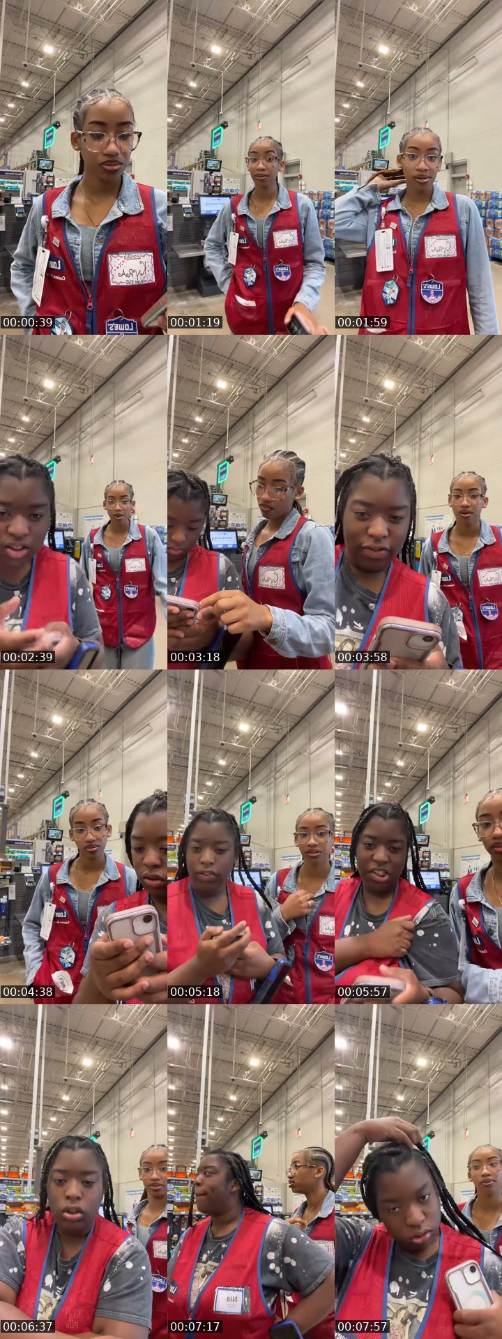 TikTok live: at workkkk by @kyraaaloverrs