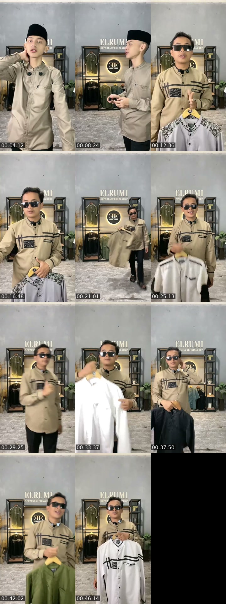 TikTok live: Promo baju koko pria by @elrumi_apparel_official