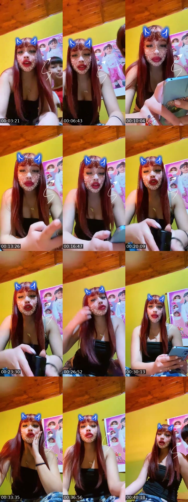 TikTok live: con mi sister reaccionamos ig ah by @mmiaduarte9