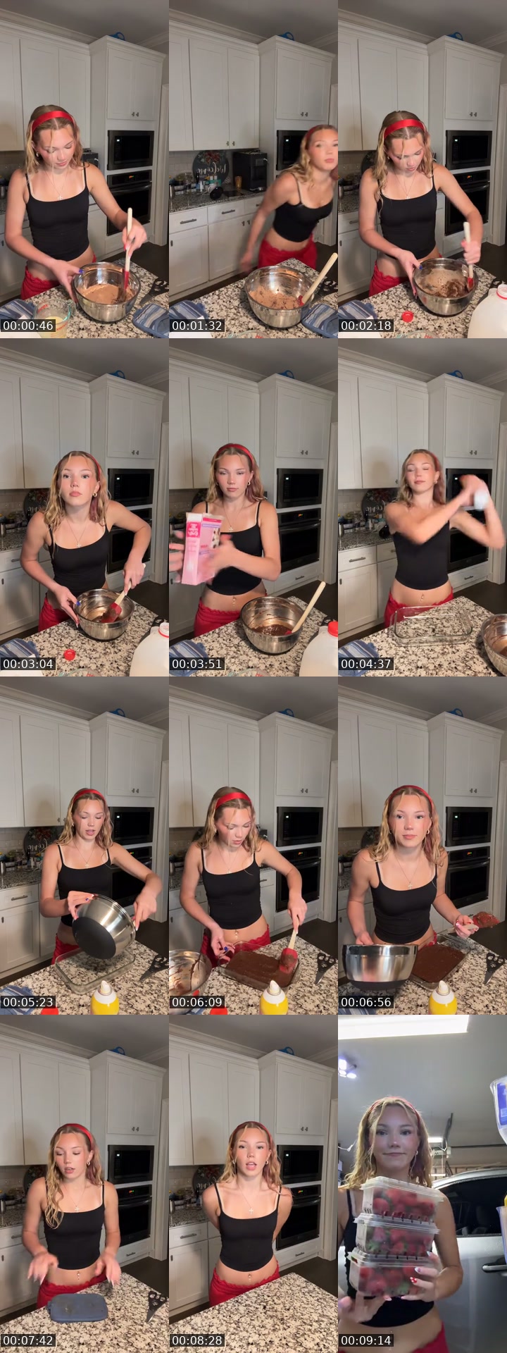 TikTok live: bake with me!! by @mysterious_secretgirl