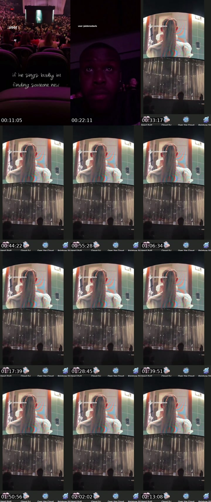 TikTok live: ariana grande ETS | atlanta N3 by @sparklyprettyglitterfart