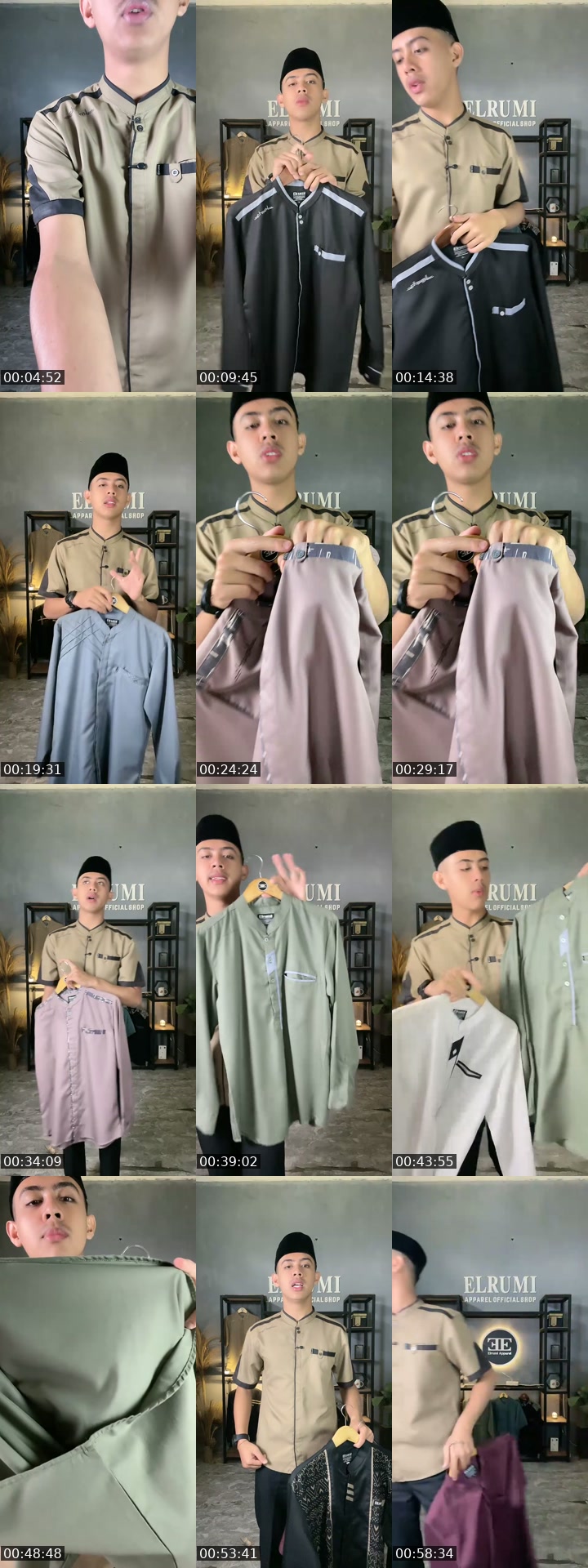 TikTok live: Promo baju koko pria by @elrumi_apparel_official