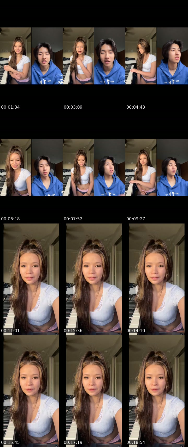 TikTok live: piano and fashion time !! by @lovrbubble