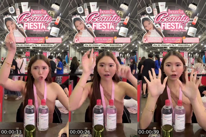TikTok live: BUREKA BEAUTY FIESTA 💄 by @smolriceee