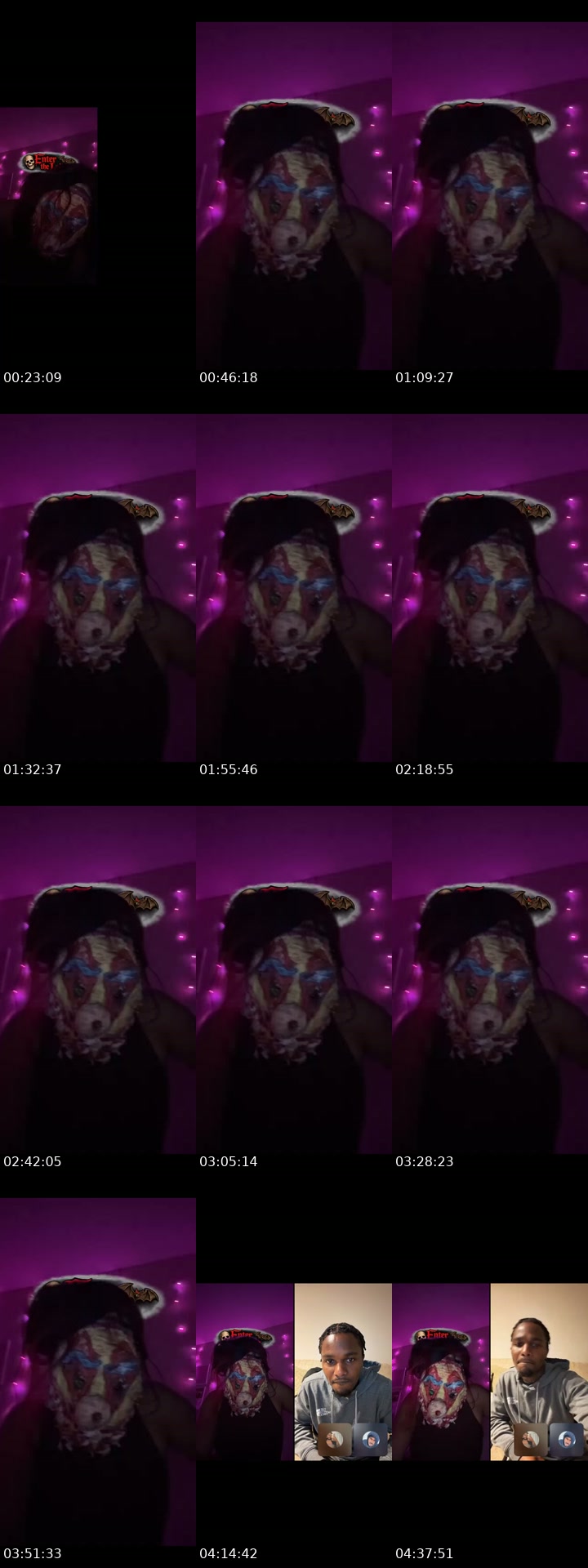 TikTok live: Boo. by @thahauntedhorror