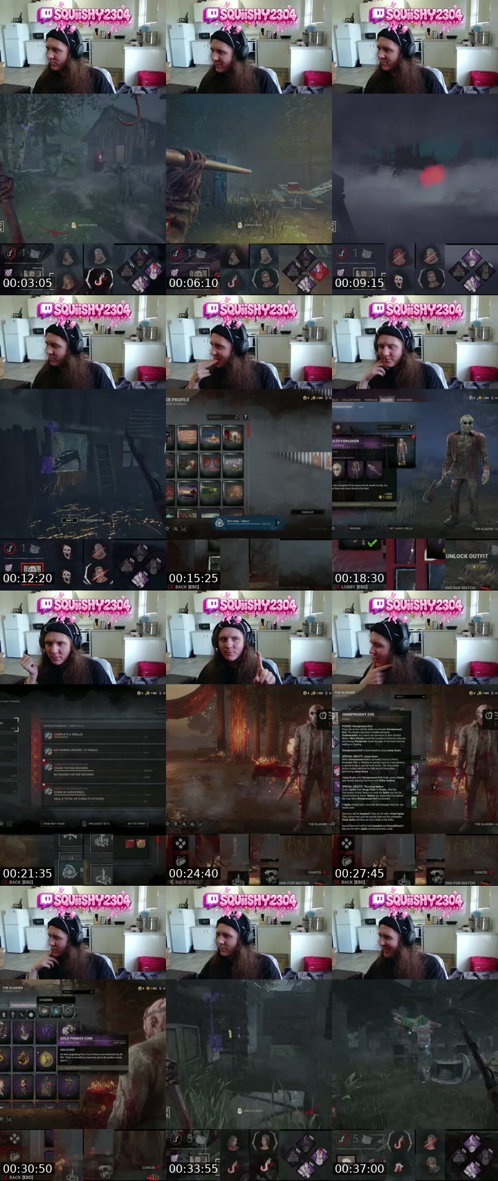 TikTok live: Time to Die by Daylight by @squiishy2304