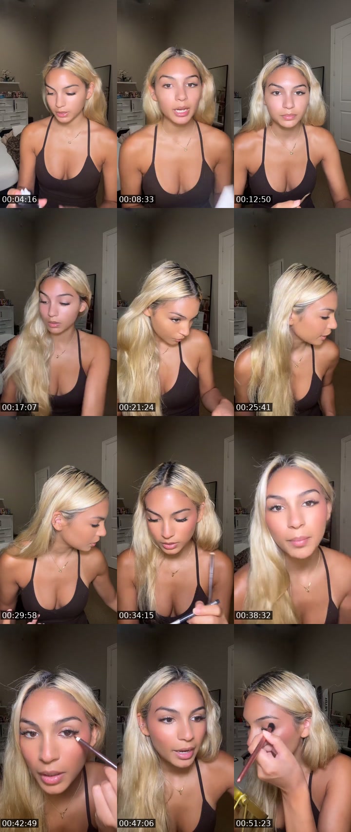 TikTok live: doing my makeup by @aalexia.jade