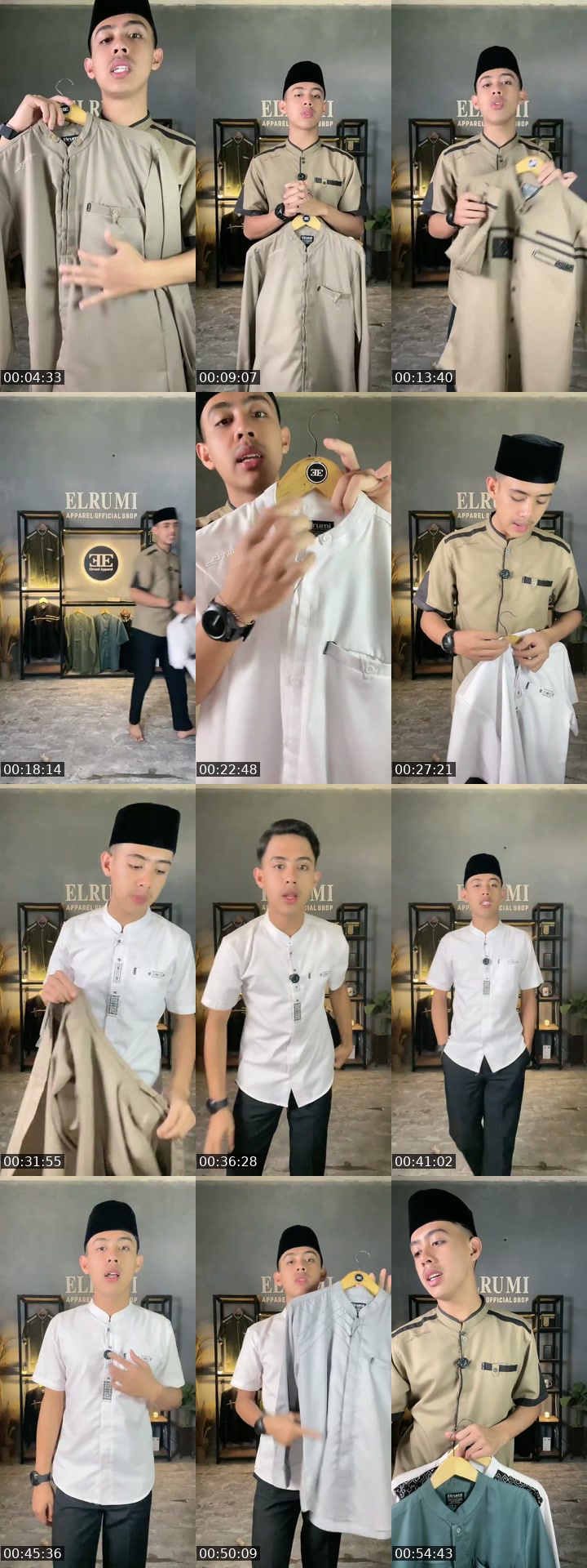TikTok live: Promo baju koko pria by @elrumi_apparel_official